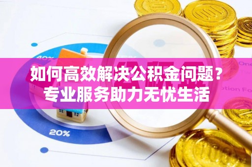 大安如何高效解决公积金问题？专业服务助力无忧生活
