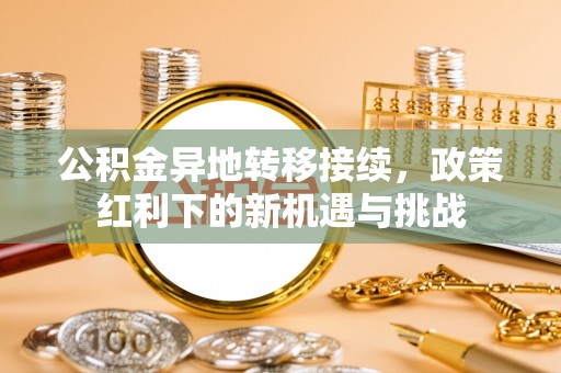 大安公积金异地转移接续，政策红利下的新机遇与挑战