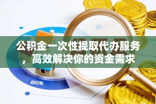 大安公积金一次性提取代办服务，高效解决你的资金需求