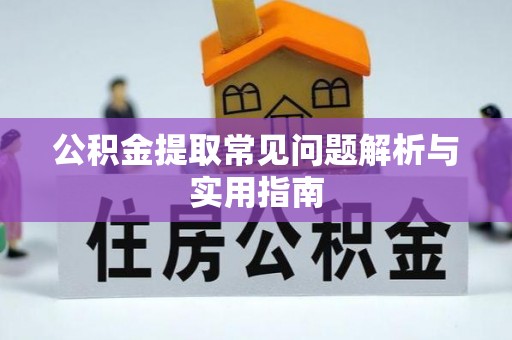大安公积金提取常见问题解析与实用指南