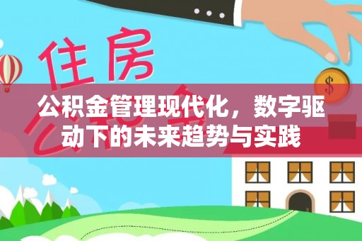 大安公积金管理现代化，数字驱动下的未来趋势与实践