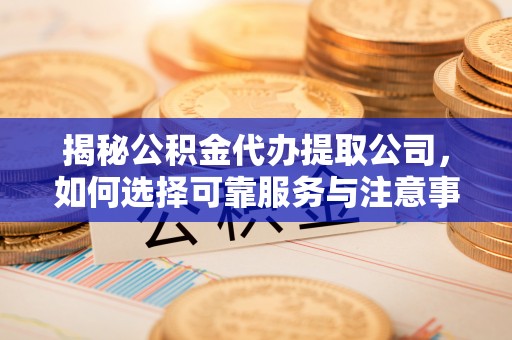 大安揭秘公积金代办提取公司，如何选择可靠服务与注意事项