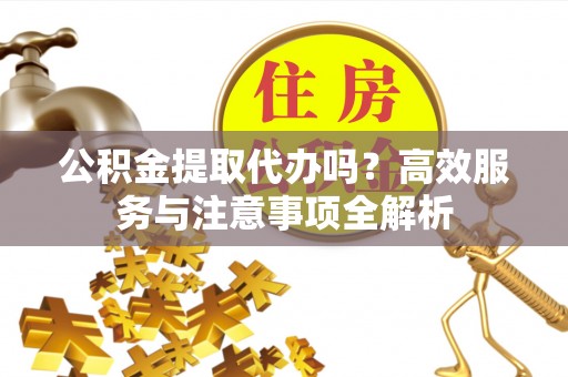 大安公积金提取代办吗？高效服务与注意事项全解析