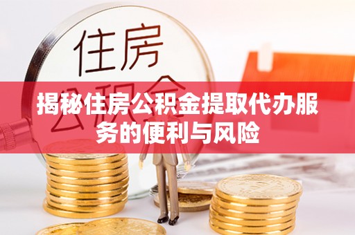大安揭秘住房公积金提取代办服务的便利与风险