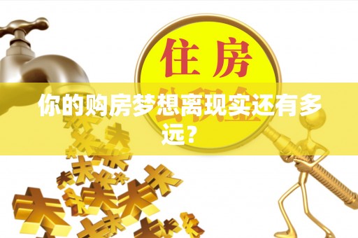 大安你的购房梦想离现实还有多远？