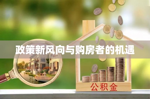 大安政策新风向与购房者的机遇