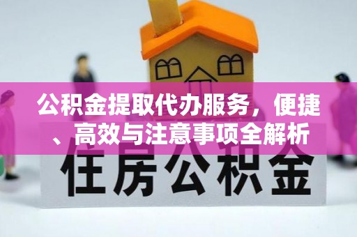 大安公积金提取代办服务，便捷、高效与注意事项全解析