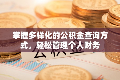 大安掌握多样化的公积金查询方式，轻松管理个人财务