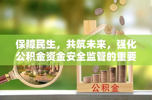 大安保障民生，共筑未来，强化公积金资金安全监管的重要性