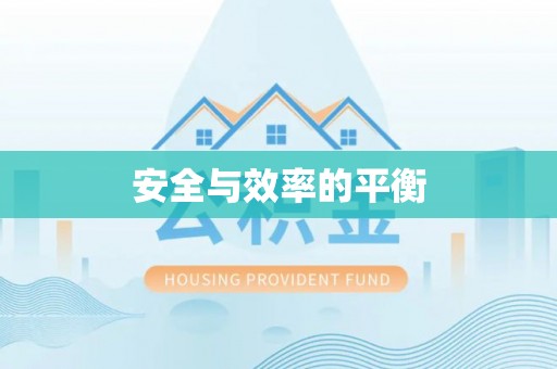 大安安全与效率的平衡