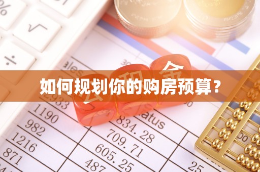 大安如何规划你的购房预算？