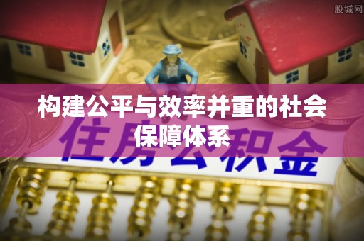 大安构建公平与效率并重的社会保障体系