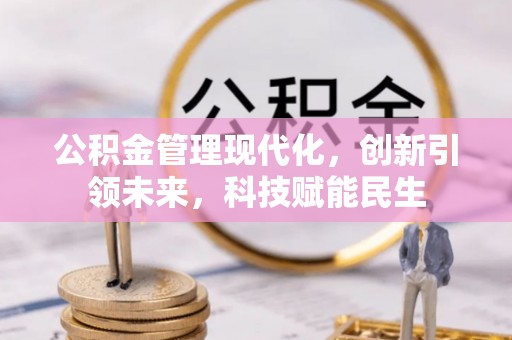 大安公积金管理现代化，创新引领未来，科技赋能民生