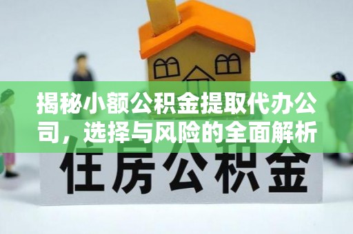 大安揭秘小额公积金提取代办公司，选择与风险的全面解析