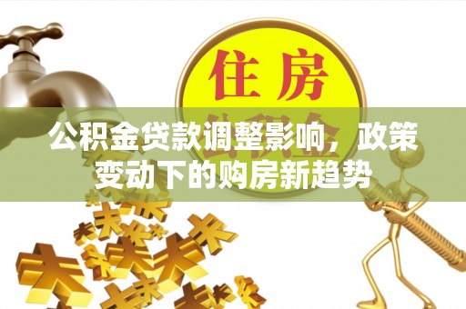 大安公积金贷款调整影响，政策变动下的购房新趋势
