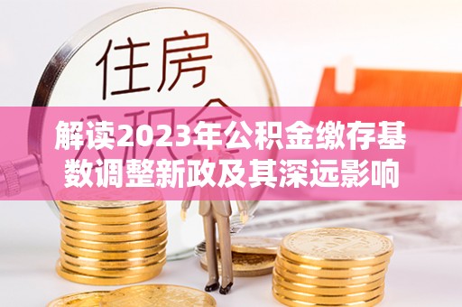 大安解读2023年公积金缴存基数调整新政及其深远影响