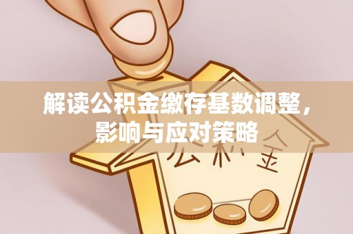 大安解读公积金缴存基数调整，影响与应对策略