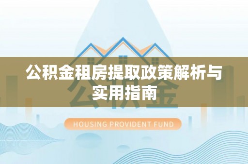 大安公积金租房提取政策解析与实用指南