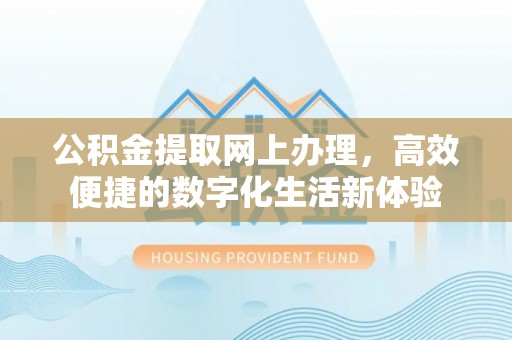 大安公积金提取网上办理，高效便捷的数字化生活新体验