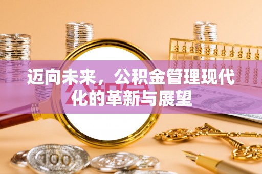 大安迈向未来，公积金管理现代化的革新与展望