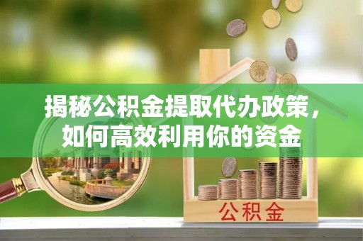 大安揭秘公积金提取代办政策，如何高效利用你的资金