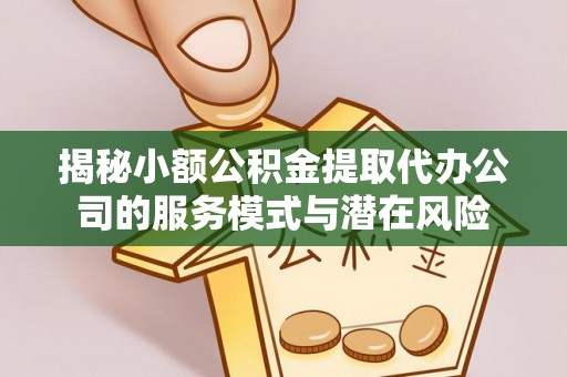 大安揭秘小额公积金提取代办公司的服务模式与潜在风险