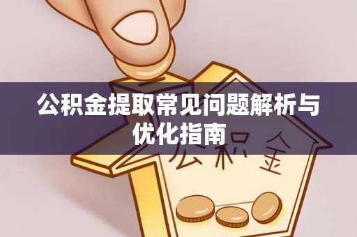 大安公积金提取常见问题解析与优化指南