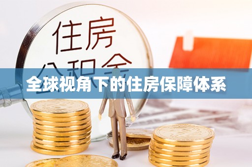 大安全球视角下的住房保障体系