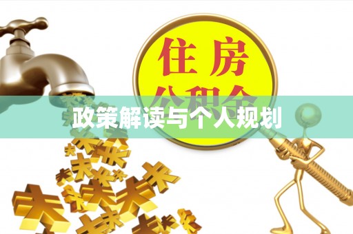 大安政策解读与个人规划