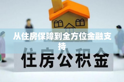 大安从住房保障到全方位金融支持